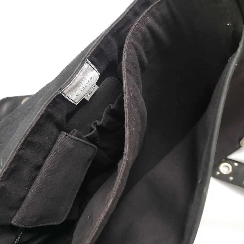 Wilsons M.Julian Leather Nubuck Messenger Crossbody Bag